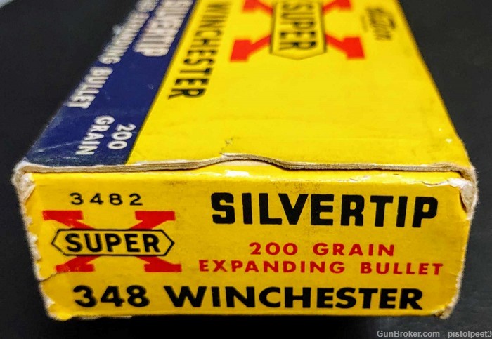 Western Super X, Vintage .348WIN, 200Gr Silvertip, 20 Rounds-img-3