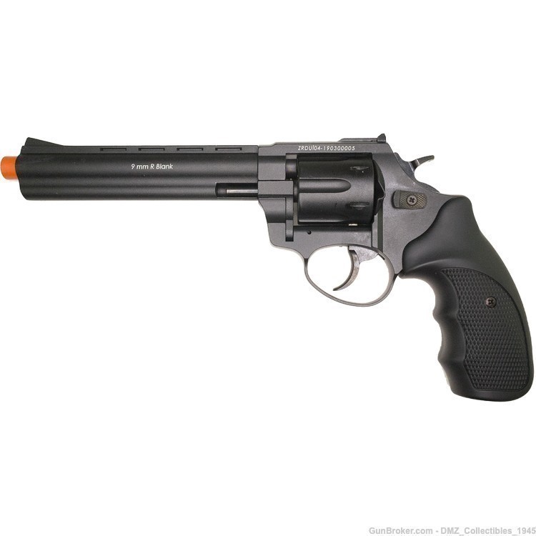 Zoraki R1 6" Front Firing 9MM Blank Revolver Pistol Gun -img-0