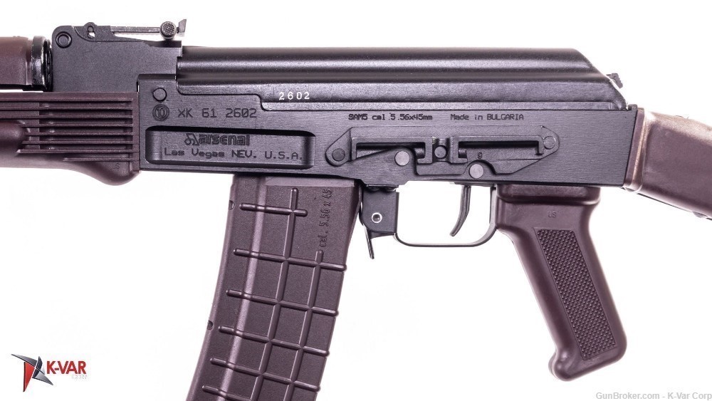 Arsenal SAM5 5.56x45 Milled Receiver AK47 Rifle Plum Furniture -img-7