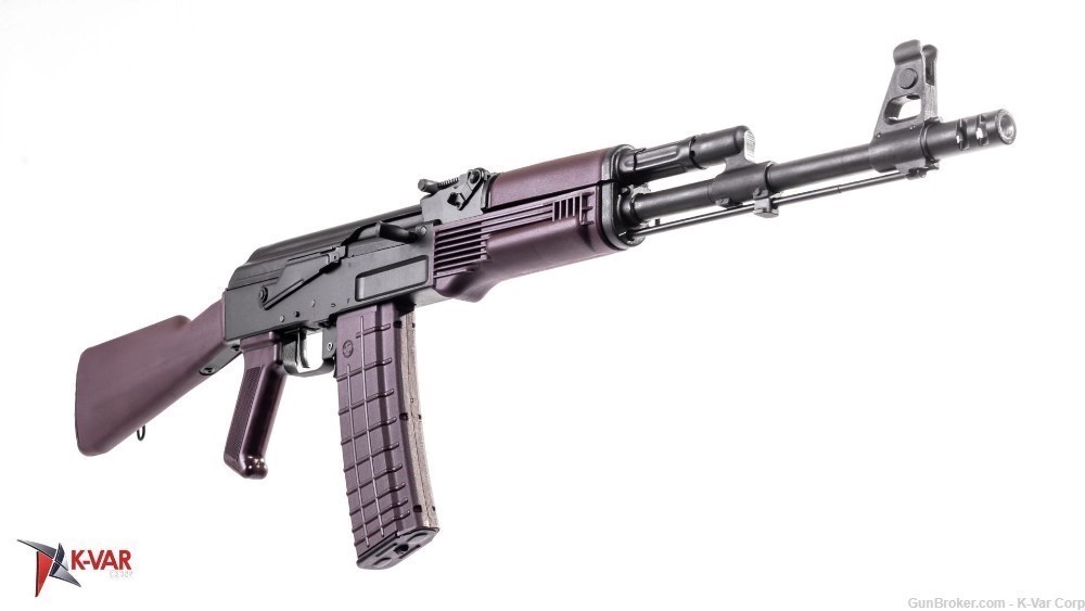 Arsenal SAM5 5.56x45 Milled Receiver AK47 Rifle Plum Furniture -img-2