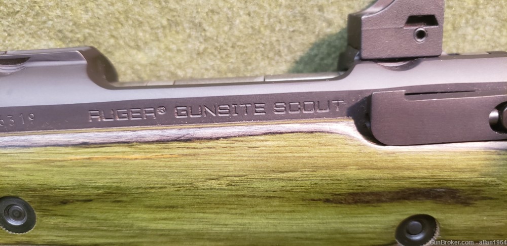 Ruger Gunsite Scout Bolt Action 308 Win. Rifle Great Shape-img-2