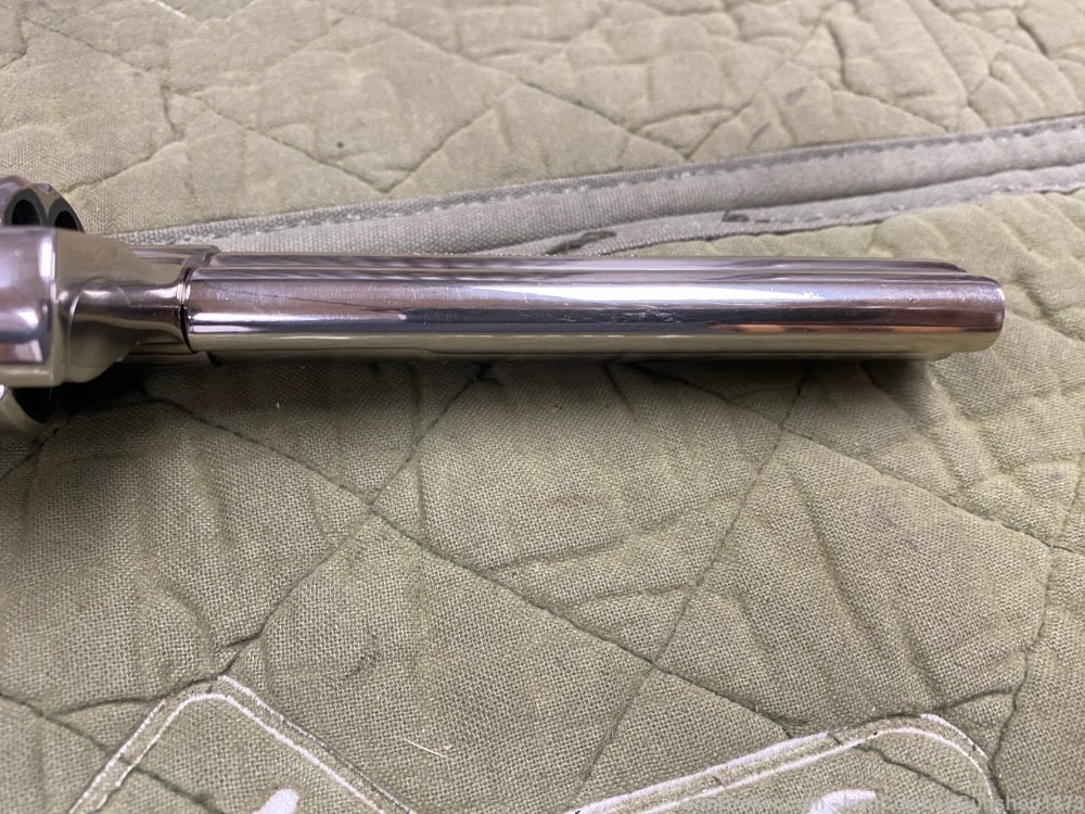 Rare & Desirable Colt Python 357 MAg 6'' Nickel Plated  Very Nice-img-5