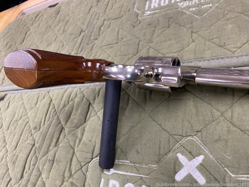 Rare & Desirable Colt Python 357 MAg 6'' Nickel Plated  Very Nice-img-6