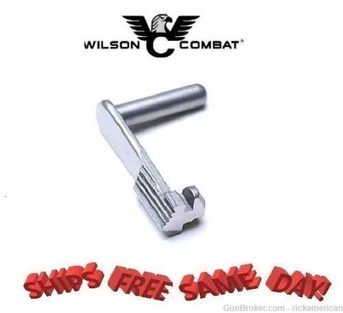 Wilson Combat 1911 Slide Release, .45 ACP, Stainless NEW! #102S-img-0
