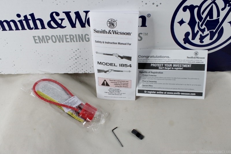 NIB SMITH & WESSON MODEL 1854 STAINLESS 44MAG 19.25" BOX-img-14