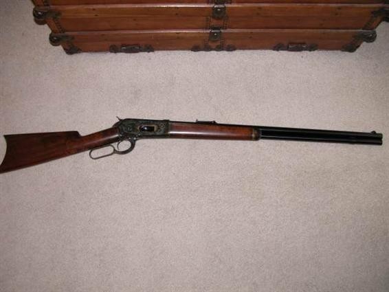 Winchester  Model 1886 45.70 With Museum Letter-img-1