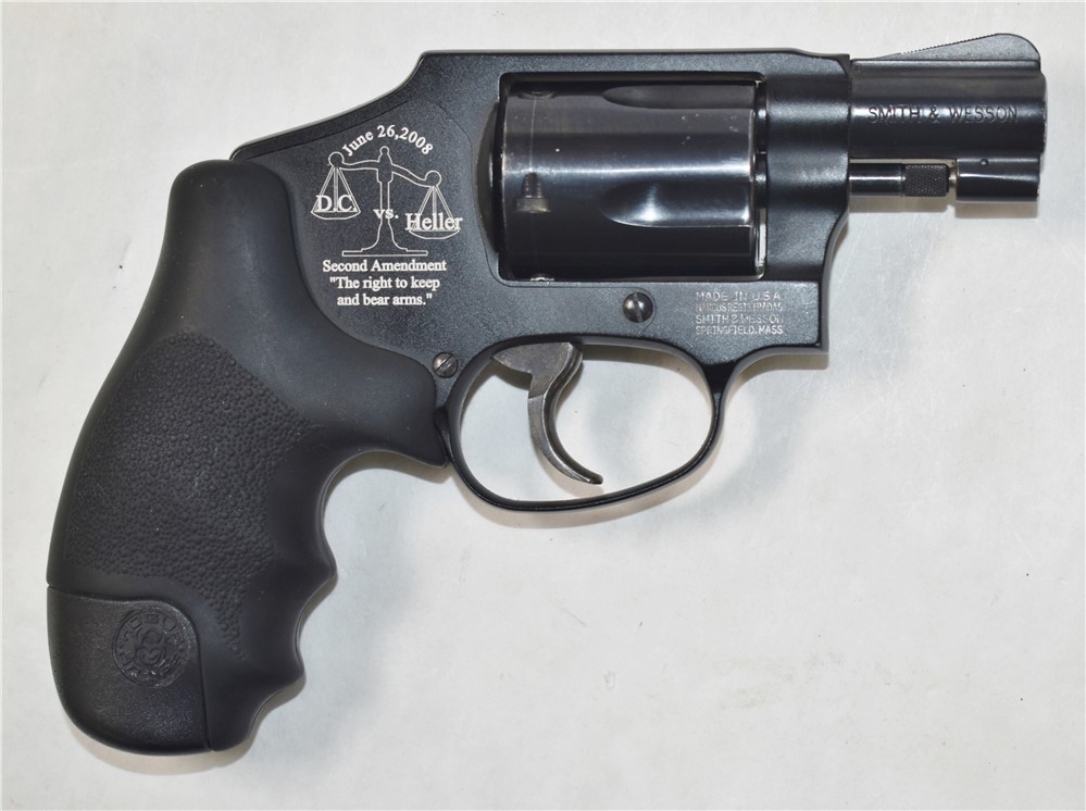 SMITH & WESSON MODEL 442-2 .38 SPECIAL +P 2008 DC vs HELLER S&W RARE 442-img-0