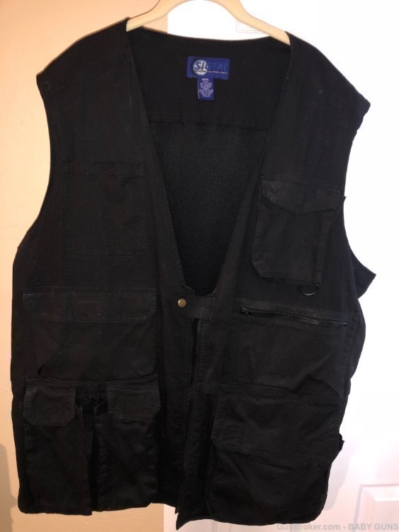 SIG ARMS TACTICAL VEST NEW XXXL TAGS STILL ON  AND ONE IN BLACK NO TAGS-img-11