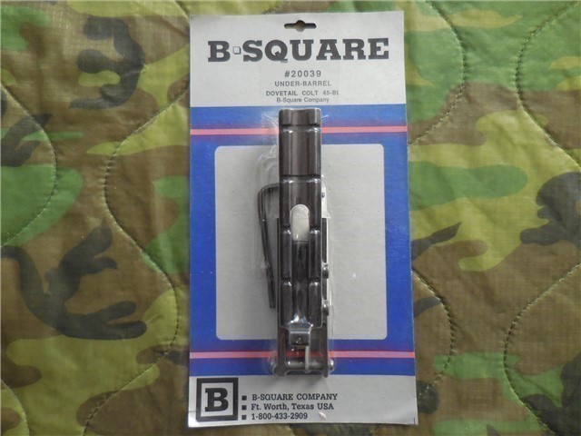 B Square Under Barrel Dovetail Colt .45 BL Mount-img-0