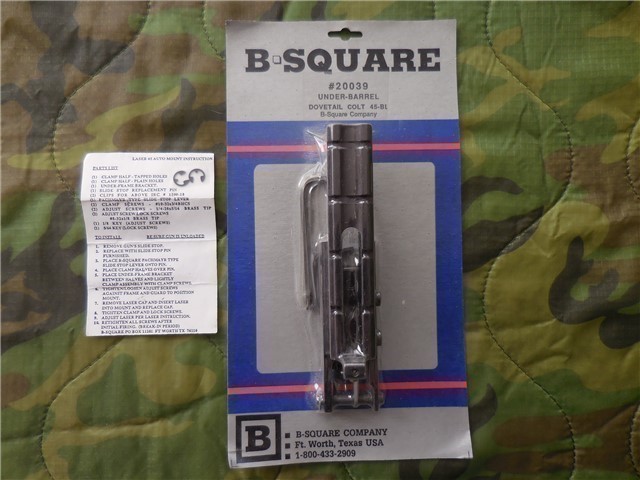 B Square Under Barrel Dovetail Colt .45 BL Mount-img-6