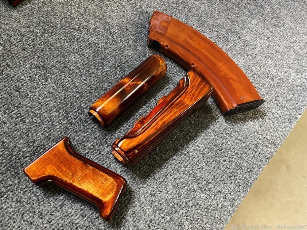 Yugo M85 / M92 Bakelite Orange Hand Guard Set + Pistol Grip-img-5