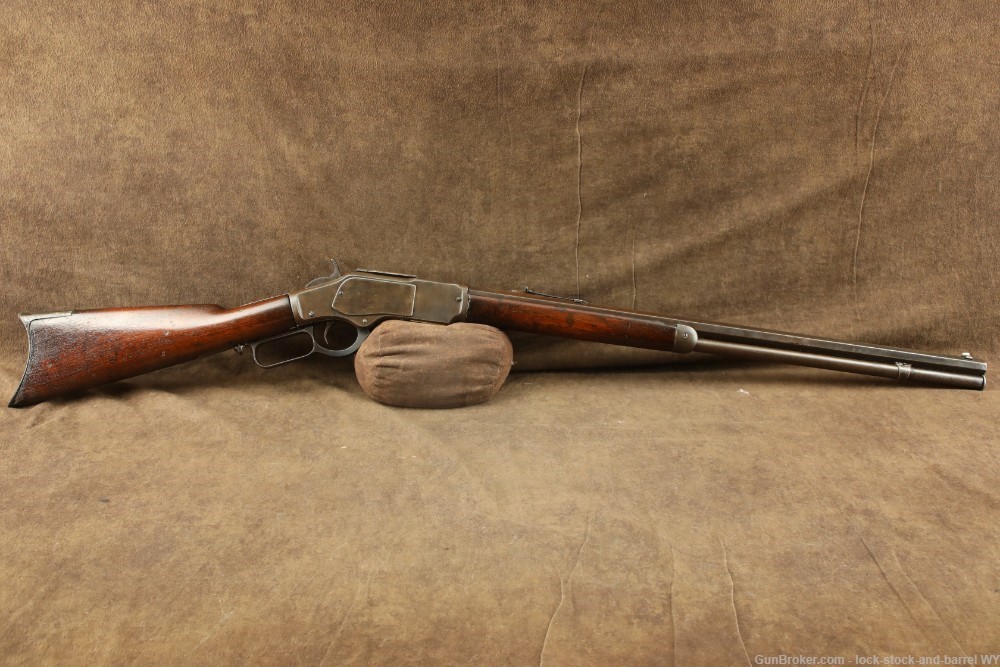 Winchester 1873 3rd Model in .22 Short Lever Action Rifle, 1884 Antique-img-2