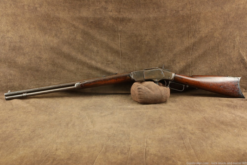 Winchester 1873 3rd Model in .22 Short Lever Action Rifle, 1884 Antique-img-7