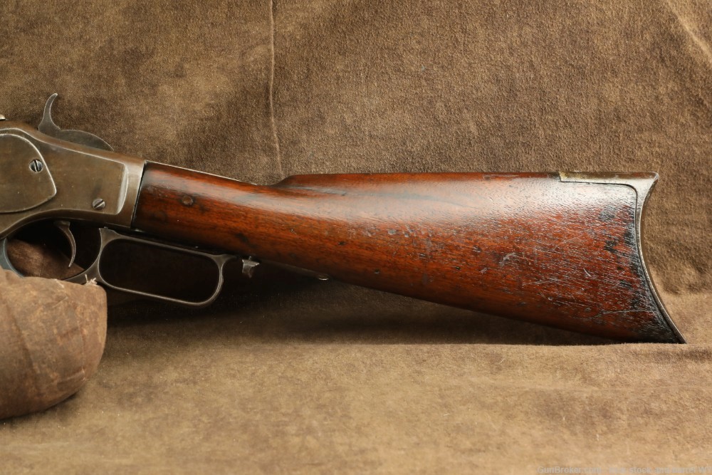 Winchester 1873 3rd Model in .22 Short Lever Action Rifle, 1884 Antique-img-11