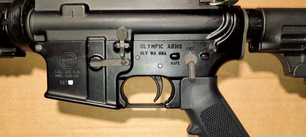 PreBan 1992 Olympic Arms AR15 Stop Sign SGW Semiauto Rifle.-img-1