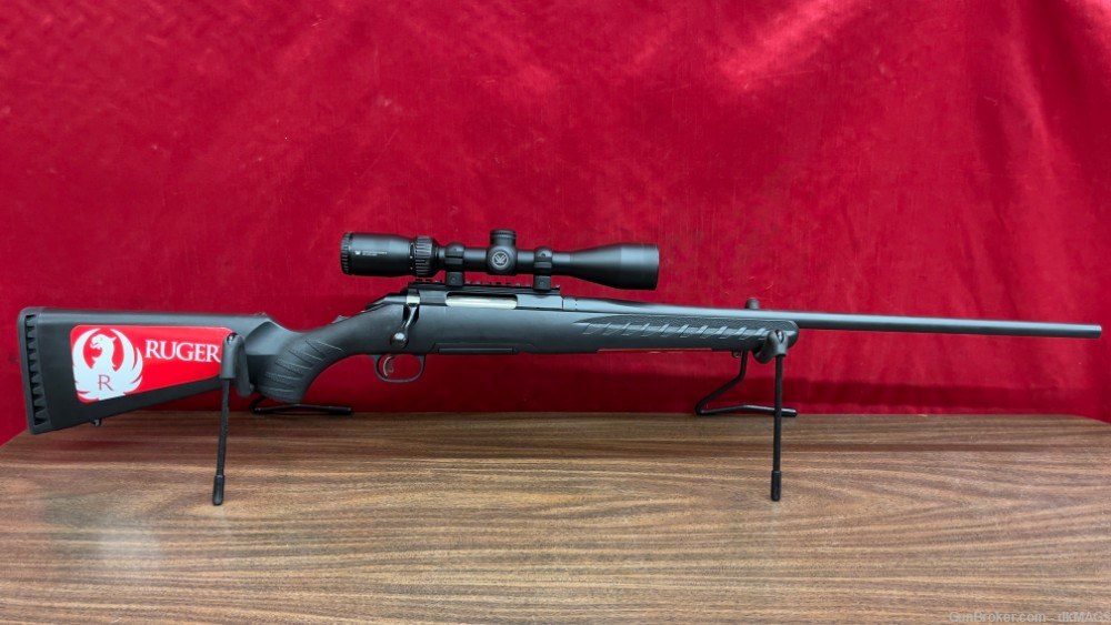 Ruger American .308 7.62x51 Bolt-Action Rifle & Vortex CrossFire II Scope-img-1
