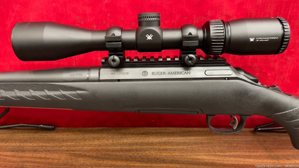 Ruger American .308 7.62x51 Bolt-Action Rifle & Vortex CrossFire II Scope-img-19