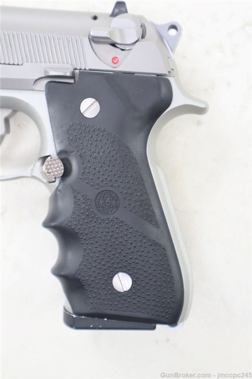 Rare Nice Stainless Beretta 92FS Inox 9mm Semi Auto Pistol Ghost 4.9" BBL-img-3
