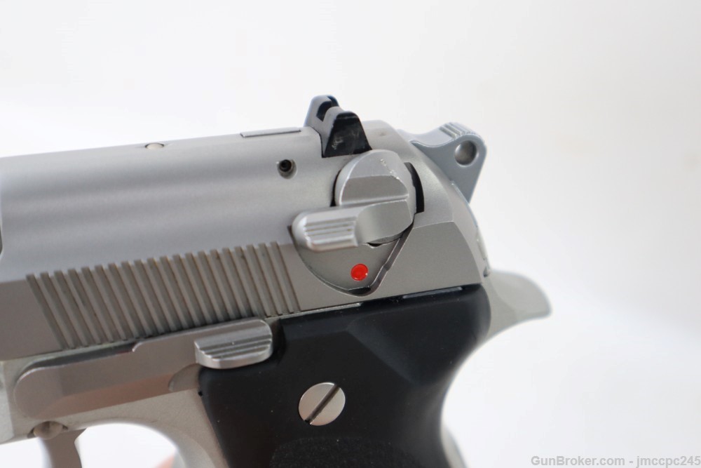 Rare Nice Stainless Beretta 92FS Inox 9mm Semi Auto Pistol Ghost 4.9" BBL-img-21