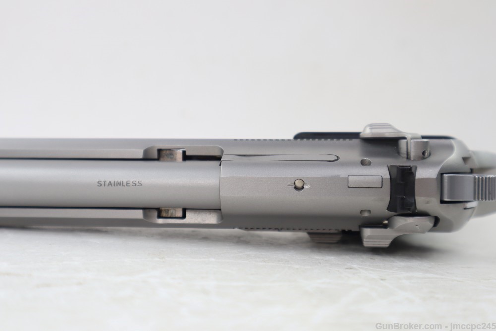 Rare Nice Stainless Beretta 92FS Inox 9mm Semi Auto Pistol Ghost 4.9" BBL-img-18