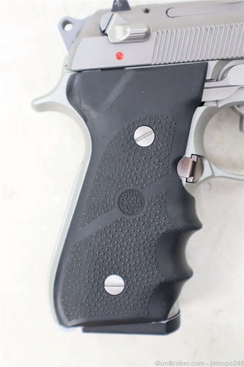 Rare Nice Stainless Beretta 92FS Inox 9mm Semi Auto Pistol Ghost 4.9" BBL-img-8
