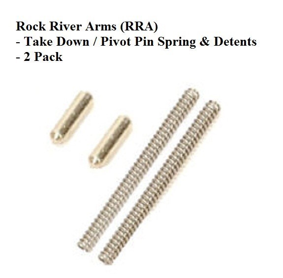 RRA Take Down / Pivot Pin Spring & Detent 2PK NEW-img-1