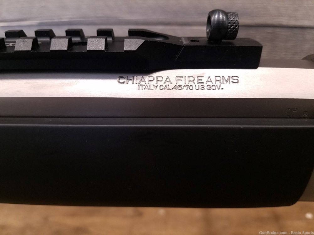 Chiappa 1886 LA Kodiak 45-70 Matte Chrome 18.5" 920.355 Lever Rifle 4570-img-6