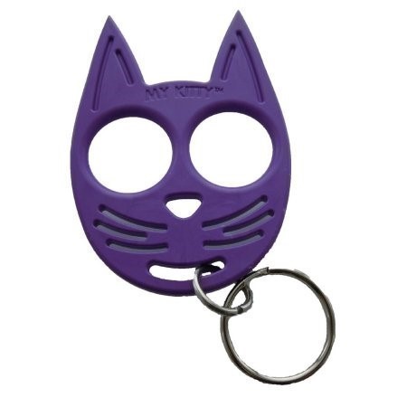 My Kitty Self Defense Keychain-Purple-US Made-img-0