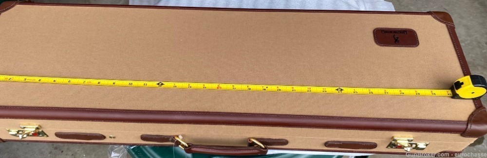 Browning canvas leather gun case, brand new.-img-1