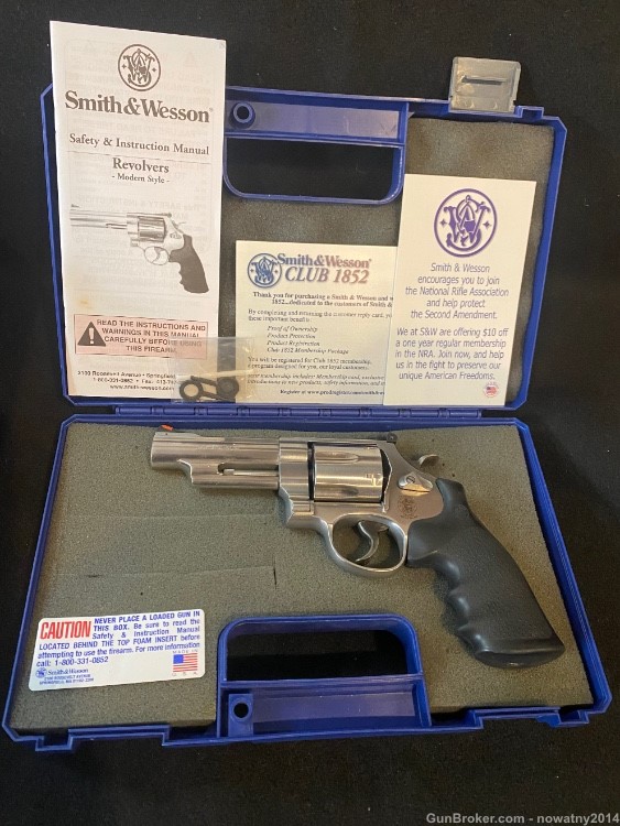 S&W Model 629-6 .44 Magnum 4” Revolver-img-0