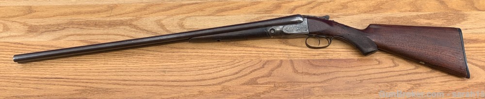PARKER BROTHERS G SxS 1904 PIGEON NO SAFETY RARE 16 GAUGE 28" BARREL RINGS-img-0