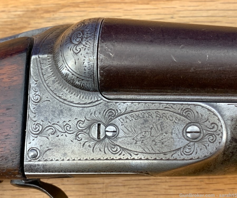 PARKER BROTHERS G SxS 1904 PIGEON NO SAFETY RARE 16 GAUGE 28" BARREL RINGS-img-14