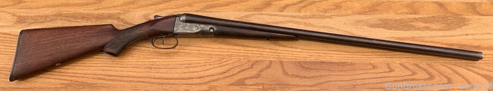 PARKER BROTHERS G SxS 1904 PIGEON NO SAFETY RARE 16 GAUGE 28" BARREL RINGS-img-2