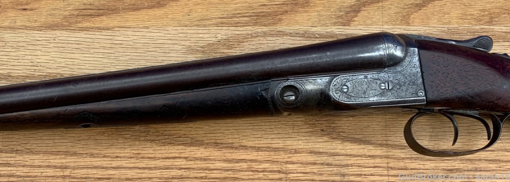PARKER BROTHERS G SxS 1904 PIGEON NO SAFETY RARE 16 GAUGE 28" BARREL RINGS-img-5
