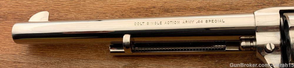 COLT 7.5" NICKEL 3rd GEN SAA SINGLE ACTION ARMY .45 COLT FULL ACTION JOB -img-6