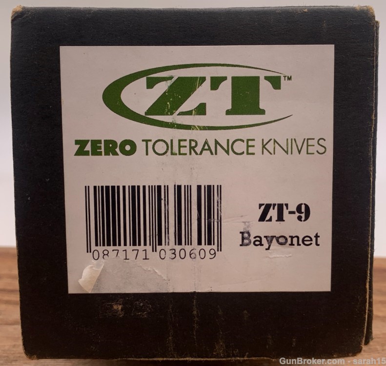 ZERO TOLERANCE ZT-9 BAYONET KIT ORIGINAL BOX & SHEATH ABSOLUTELY NEW COND-img-3