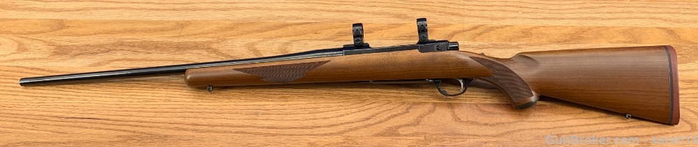RUGER M77 TANG SAFETY RARE RED PAD W/ RINGS .270 WINCHESTER GREAT WOOD -img-3