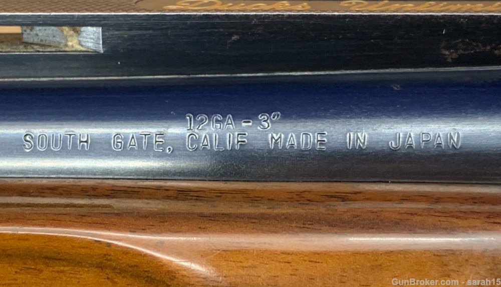WEATHERBY ORION GOLD ENGRAVED 1986-87 DUCKS UNLIMITED SPONSOR 1 OF 1100-img-12