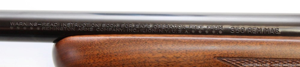 Remington 700 BDL 22" Barrel 350 Rem Mag Wood Stock Bolt Action Rifle 1985-img-16