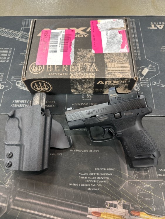 Beretta APX-A1 Carry with Optic - 9mm - VGC! PENNY! .01 NR-img-0