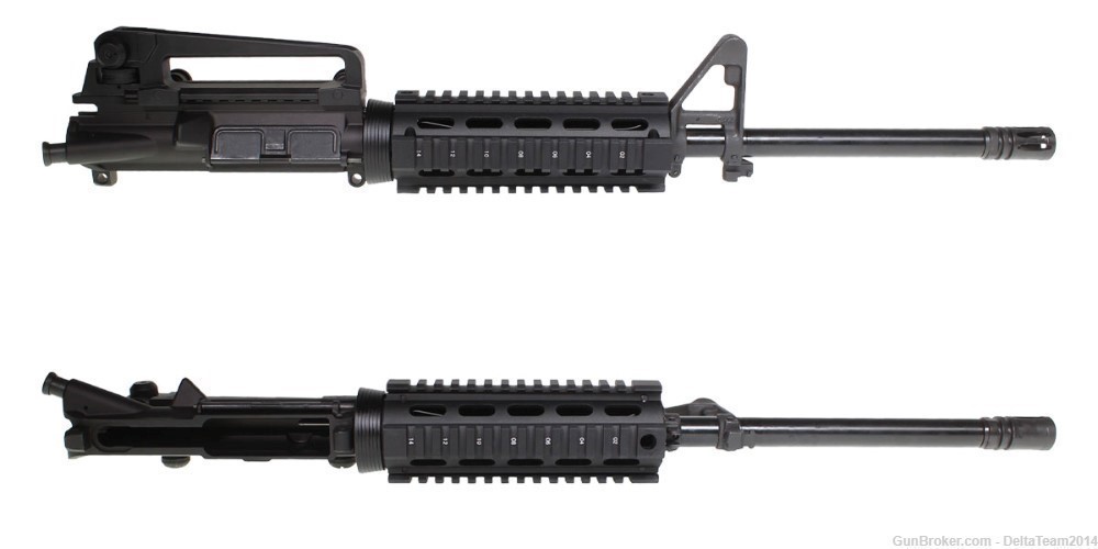 AR15 16" 5.56 NATO A2 Carbine Rifle Complete Upper Build - Assembled-img-2