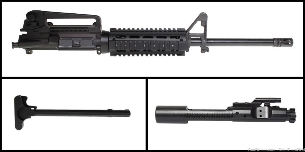 AR15 16" 5.56 NATO A2 Carbine Rifle Complete Upper Build - Assembled-img-0