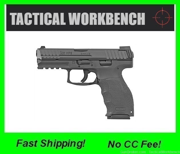 Heckler & Koch, HK, VP9, 9MM, 3 Mags,17rd,Night Sights, Free Mags from HK!-img-0