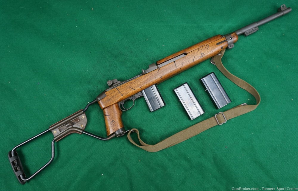 WWII / Korean War Inland M1 30 Carbine 18" Paratrooper $.01 Start - C&R OK-img-0