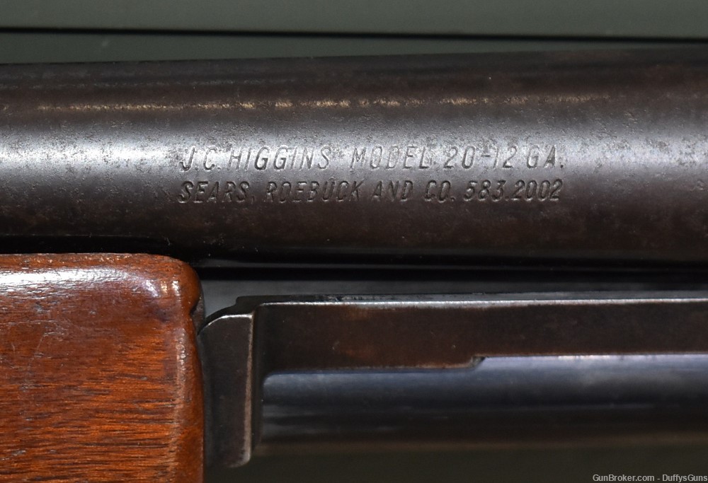 JC Higgins Model 20 Shotgun 12ga-img-7