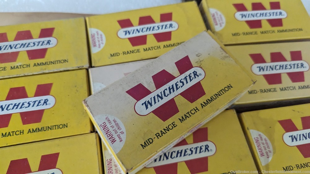 Winchester 38 Mid Range (special) reloads in vintage boxes,  500 rounds-img-2