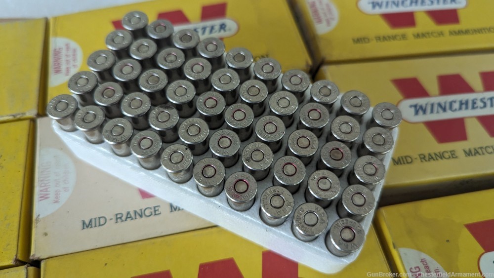 Winchester 38 Mid Range (special) reloads in vintage boxes,  500 rounds-img-3