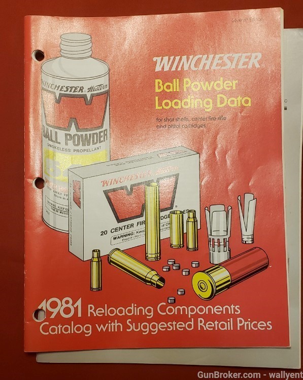 Winchester Reloading Component Catalog 3 Vintage Rifle Pistol Shotshells -img-2