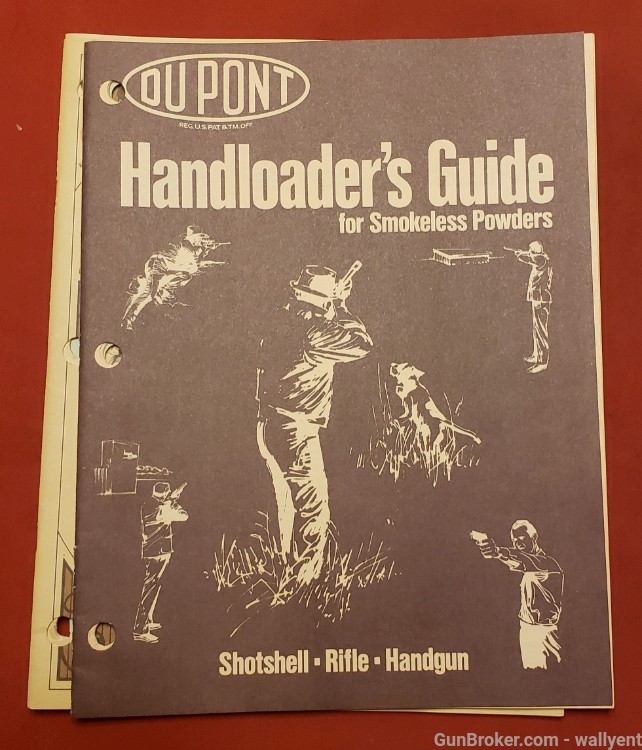 Lyman Du Pont Handloaders Guide Reloading Shotshell Rifle Handgun Lage Wad-img-2