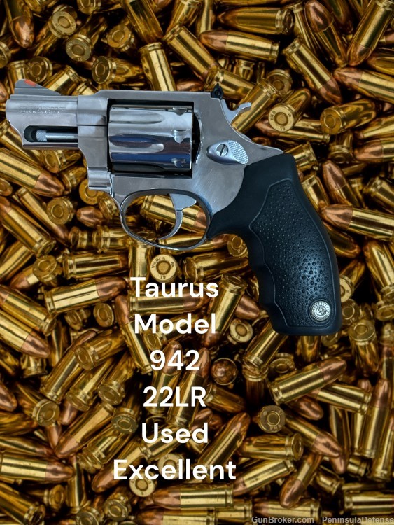 TAURUS MODEL 942 22LR IN EXCELLENT CONDITION-img-0